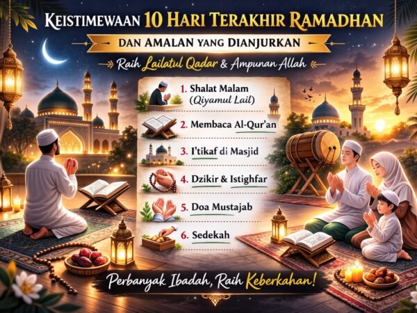 Keistimewaan 10 Hari Terakhir Ramadhan dan Amalan yang Dianjurkan