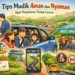 Tips mudik aman dan nyaman. Mudik aman, perjalanan nyaman. Persiapan mudik agar perjalanan lancar. Utamakan keselamatan saat mudik. Mudik tenang sampai tujuan.